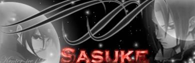 Signature manga Sasuke